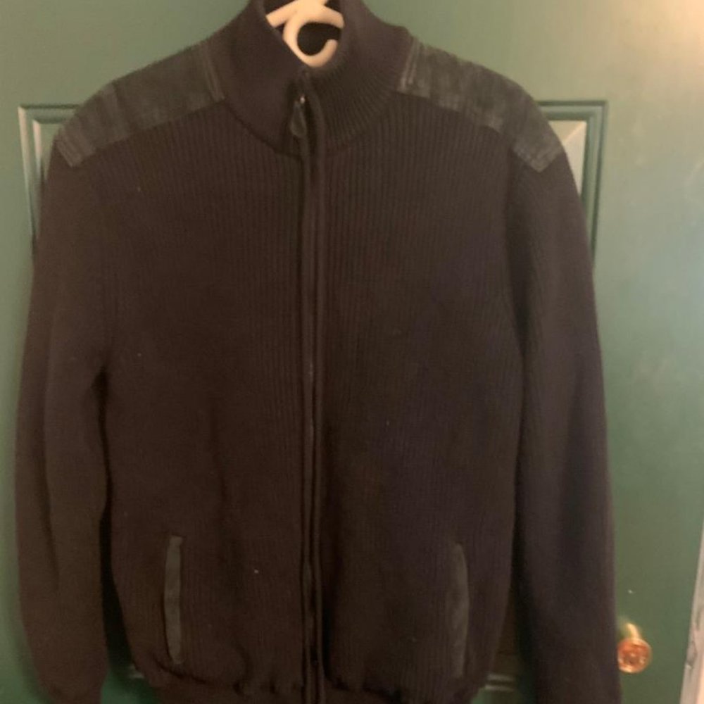 Mens Mixed Media Jacket